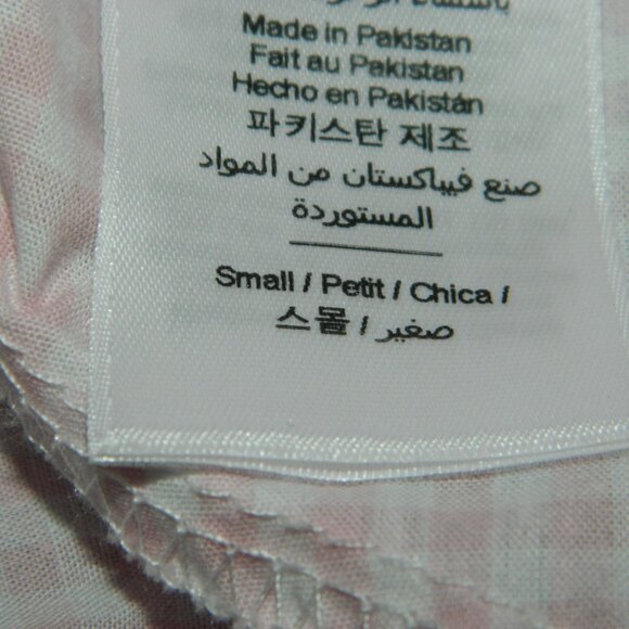 Pottery Barn Kids Gingham Easter Basket Liner "Giana" Sz S (OO-5) - Picture 5 of 5